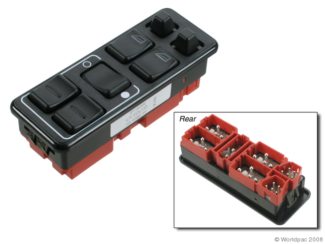 Foto de Interruptor de vidrio elctrico de la puerta para Volvo 960 1992 1993 1994 Marca Genuine Nmero de Parte W0133-1660794