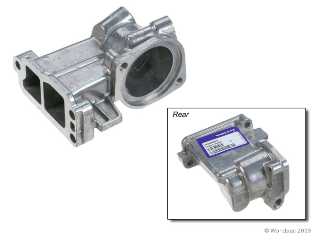 Foto de Carcasa del termostato del refrigerante del motor para Volvo S60 Volvo S70 Volvo V70 Marca Genuine Nmero de Parte W0133-1661232