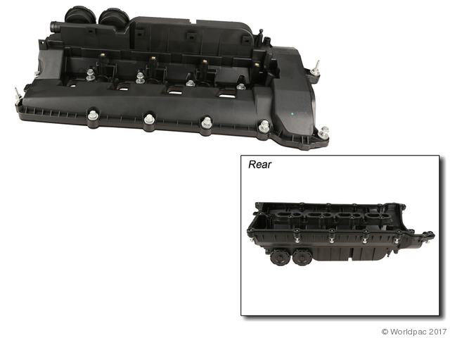 Foto de Tapa de Valvula del Motor para Land Rover Range Rover Sport Land Rover Range Rover Marca Genuine Nmero de Parte W0133-2107441