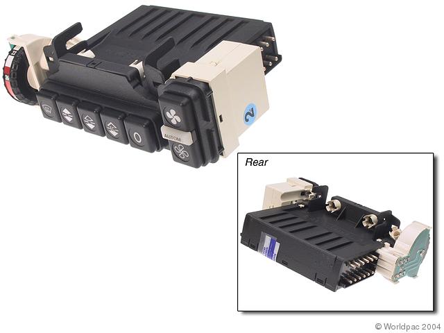 Foto de Modulo de Control calefaccin, ventilacin y aire acondicionado para Mercedes-Benz 300SD Mercedes-Benz 380SE Mercedes-Benz 380SEC Mercedes-Benz 380SEL Mercedes-Benz 500SEC Mercedes-Benz 500SEL Marca Programa Remanufacturado Parte #W0133-1601508