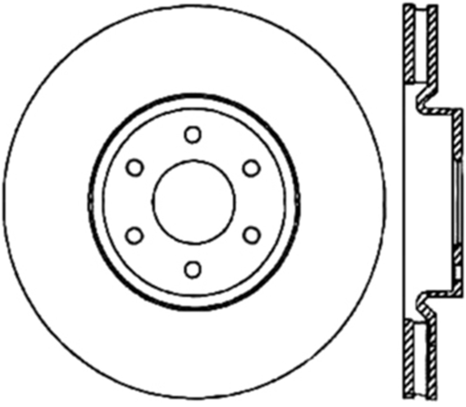 Foto de Rotor disco de freno StopTech Sport Slotted Cryo para Nissan Frontier 2007 Nissan Pathfinder 2006 Marca STOPTECH Nmero de Parte 126.42085CSL