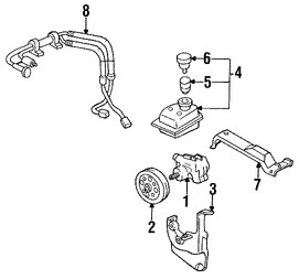 Foto de Tapn de Tanque Liquido Direccin Hidrulica Original para Subaru Marca SUBARU Nmero de Parte 34438AC000