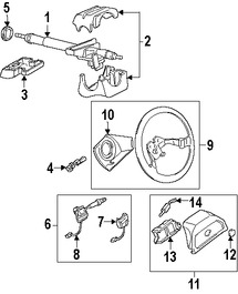 Foto de Interruptor del limpiaparabrisas Original para Subaru Legacy 1990 1992 1993 Marca SUBARU Nmero de Parte 83113AA520