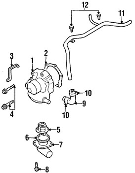 Foto de Empacadura del Termostato del Refrigerante Original para Subaru Marca SUBARU Nmero de Parte 21236AA010