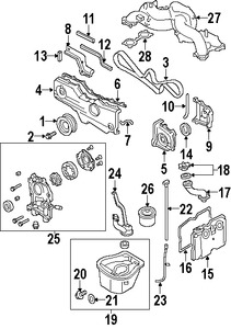 Foto de Varilla de Nivel de Aceite Original para Subaru Legacy 2005 Subaru Outback 2005 Subaru Baja 2005 2006 Marca SUBARU Nmero de Parte 11140AA140