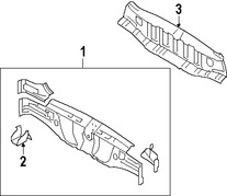 Foto de Panel posterior Original para Subaru Legacy Subaru Outback Marca SUBARU Nmero de Parte 52421AG12A9P