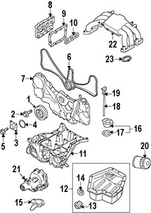 Foto de Empacadura de Cubierta de Vlvula Original para Subaru Legacy Subaru Outback Subaru Tribeca Marca SUBARU Nmero de Parte 13272AA150