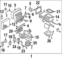 Foto de Sensor de Temperatura de Evaporador Aire Acondicionado Original para Subaru Baja 2003 2004 2005 2006 Subaru Forester 2001 2002 Marca SUBARU Nmero de Parte 73522AE001