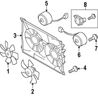 Foto de Controlador del Ventilador Refrigeracin del Motor Original para Subaru Tribeca 2008 2009 Marca SUBARU Nmero de Parte 45132XA01A