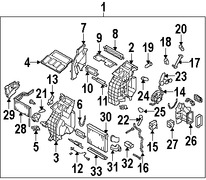 Foto de Actuador de Puerta de Entrada de Aire Original para Subaru B9 Tribeca Subaru Tribeca Marca SUBARU Nmero de Parte 72131XA00A