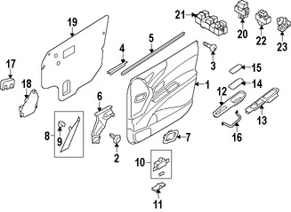 Foto de Ducto de Aire del Panel de Instrumentos Original para Subaru B9 Tribeca Subaru Tribeca Marca SUBARU Nmero de Parte 94287XA03A