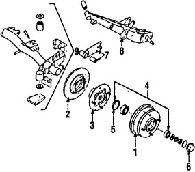 Foto de Rotor del Disco de freno Original para Subaru Marca SUBARU Nmero de Parte 25431GA180