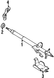 Foto de Cardn de Eje de Columna Direccin Original para Subaru Forester 1998 1999 2000 2001 2002 Marca SUBARU Nmero de Parte 34160FC010