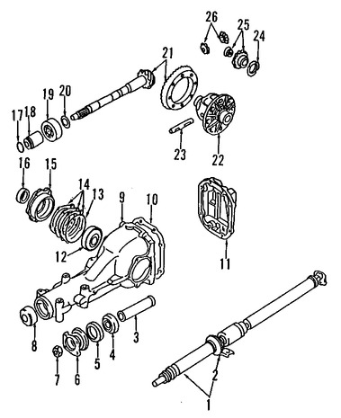 Foto de Sello de Pin Diferencial Original para Subaru Marca SUBARU Nmero de Parte 806735280