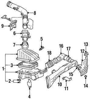 Foto de Sensor de Temperatura de Carga de Aire Original para Suzuki X-90 Suzuki Kizashi Suzuki Samurai Suzuki Sidekick Marca SUZUKI Nmero de Parte 1365056B00