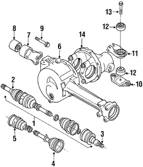 Foto de Kit Junta Homocinetica Original para Suzuki Sidekick Suzuki X-90 Marca SUZUKI Nmero de Parte 4413260A10