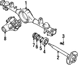 Foto de Sello del Eje Propulsor Original para Suzuki Grand Vitara Suzuki Vitara Marca SUZUKI Nmero de Parte 4359265D00