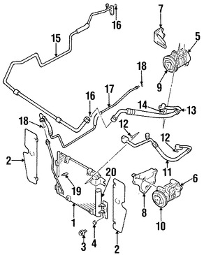 Foto de Embrague del Compresor de Aire Acondicionado Original para Suzuki Vitara 1999 2000 2001 2002 2003 Marca SUZUKI Nmero de Parte 9521067D00