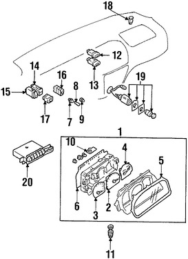 Foto de Interruptor del limpiaparabrisas Original para Suzuki Vitara Suzuki Grand Vitara Suzuki XL-7 Suzuki Esteem Marca SUZUKI Nmero de Parte 3737075F10