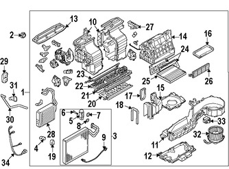 Foto de Radiador del calentador Original para Suzuki Grand Vitara Marca SUZUKI Nmero de Parte 7412064J91