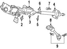 Foto de Cardn de Eje de Columna Direccin Original para Suzuki Grand Vitara Marca SUZUKI Nmero de Parte 4822065J50