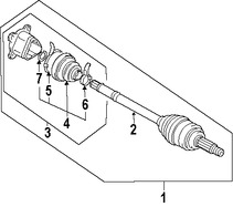 Foto de Kit Junta Homocinetica Original para Suzuki Grand Vitara 2006 2007 2008 Marca SUZUKI Nmero de Parte 4411665J00