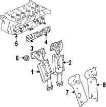 Foto de Empacadura de Mltiple de Escape Original para Suzuki Verona 2004 2005 2006 Marca SUZUKI Nmero de Parte 1414086Z01