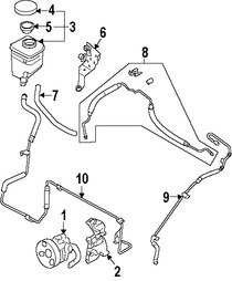 Foto de Manguera de Direccin Hidrulica Original para Suzuki Verona 2004 2005 2006 Marca SUZUKI Nmero de Parte 4922286Z00