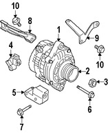 Foto de Polea del Alternador Original para Suzuki Forenza Suzuki Verona Suzuki Reno Marca SUZUKI Nmero de Parte 3171186Z00