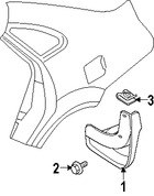 Foto de Tuerca de cubierta de parachoques Original para Suzuki Forenza Suzuki Reno Marca SUZUKI Nmero de Parte 7171985Z00