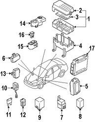 Foto de Relay Motor de ventilador refrigeracin del motor Original para Suzuki Reno Suzuki Forenza Marca SUZUKI Nmero de Parte 3886085Z10