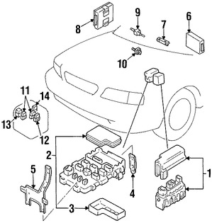 Foto de Rel de Bocina Original para Suzuki Esteem Marca SUZUKI Nmero de Parte 3886060G00