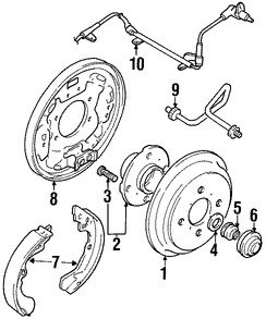 Foto de Tuerca de Eje Original para Suzuki Esteem Suzuki Aerio Suzuki SX4 Marca SUZUKI Nmero de Parte 0915918026