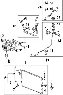 Foto de Embrague del Compresor de Aire Acondicionado Original para Suzuki XL-7 2007 2008 2009 Marca SUZUKI Nmero de Parte 9521178J01