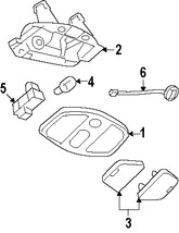 Foto de Interruptor del Techo Corredizo Original para Suzuki XL-7 2007 2008 2009 Marca SUZUKI Nmero de Parte 3788078J00