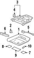 Foto de Lente de luz de mapa Original para Suzuki XL-7 2007 2008 2009 Marca SUZUKI Nmero de Parte 3992278J10