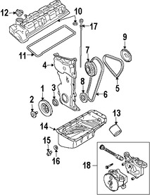 Foto de Crter Original para Suzuki SX4 2007 2008 2009 Marca SUZUKI Nmero de Parte 1151180J01