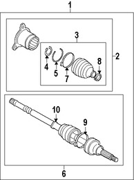 Foto de Clip C de Eje Propulsor Original para Suzuki SX4 Marca SUZUKI Nmero de Parte 4411171C20