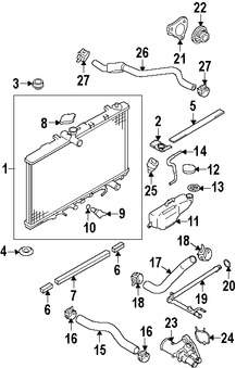 Foto de Manguera del Calentador de HVAC Original para Suzuki Kizashi 2010 2011 2012 2013 Marca SUZUKI Nmero de Parte 1787157L00