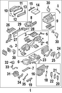 Foto de Ducto de Aire del Panel de Instrumentos Original para Suzuki Kizashi 2010 2011 2012 2013 Marca SUZUKI Nmero de Parte 7421357L10