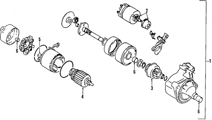 Foto de Motor de arranque Original para Suzuki Swift 1989 1990 1991 1992 1993 1994 Marca SUZUKI Remanufacturado Nmero de Parte 3110060B51REM