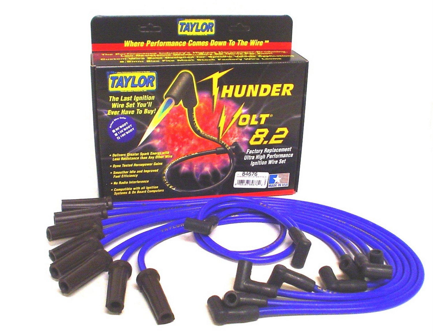 Foto de Juego de Cables de Encendido para Dodge Dakota Dodge Durango Dodge Ram 1500 Dodge Ram 2500 Dodge Ram 3500 Jeep Grand Cherokee Marca TAYLOR CABLE Nmero de Parte 84676