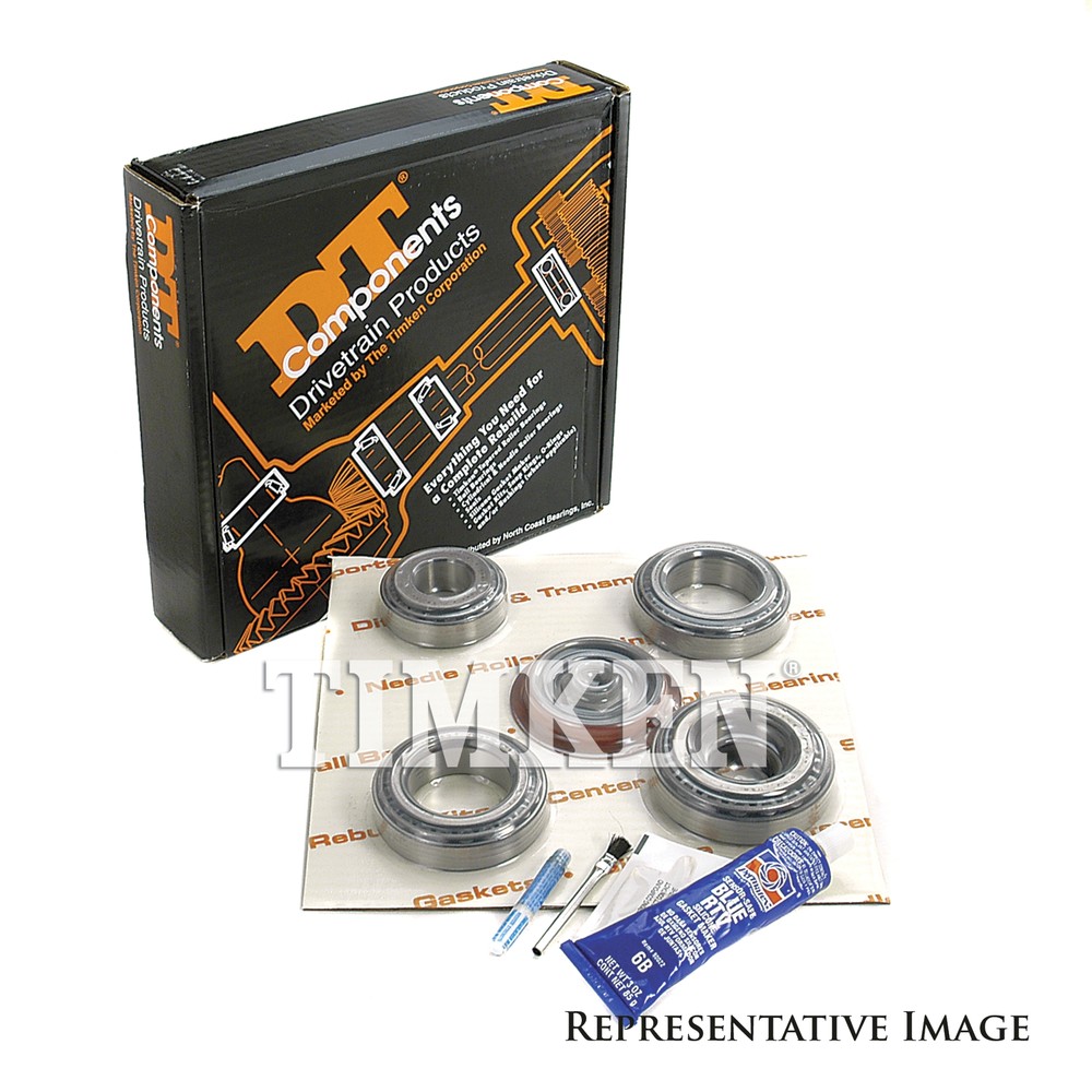 Foto de Kit Reacondicionamiento de Sello y Rodamiento de Caja de Transferencia para Chevrolet Silverado 3500 GMC K3500 GMC V3500 GMC Sierra 3500 Ford Bronco Ford F-150 Ford F-250 Ford F-350 Marca TIMKEN Parte #TCRK1356