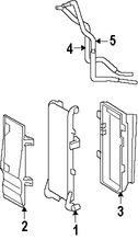 Foto de Conjunto De Manguera Enfriador Aceite del Motor Original para Toyota Tundra 2007 2008 2009 Toyota Sequoia 2008 2009 Marca TOYOTA Nmero de Parte 329420C020