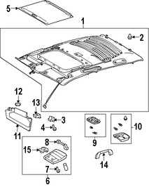 Foto de Interruptor del Techo Corredizo Original para Toyota Tundra Toyota Sequoia Marca TOYOTA Nmero de Parte 848620C010B0