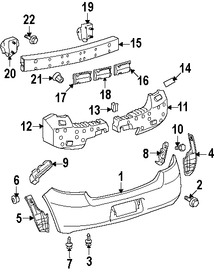 Foto de Guardasalpicaduras del parachoques Original para Toyota Yaris 2009 2010 2011 Marca TOYOTA Nmero de Parte 5259152270