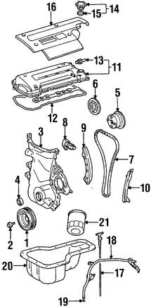 Foto de Varilla de Nivel de Aceite Original para Toyota MR2 Spyder 2000 2001 2002 2003 2004 2005 Marca TOYOTA Nmero de Parte 1530122040