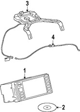 Foto de Cable de Antena de GPS Original para Toyota Corolla 2011 2012 2013 Marca TOYOTA Nmero de Parte 8680812060