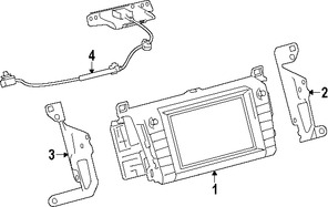 Foto de Antena de GPS Original para Toyota RAV4 2013 2014 Marca TOYOTA Nmero de Parte 8686042041