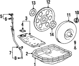 Foto de Plato Flexible Transmisin Automt Original para Toyota Marca TOYOTA Nmero de Parte 3210132051